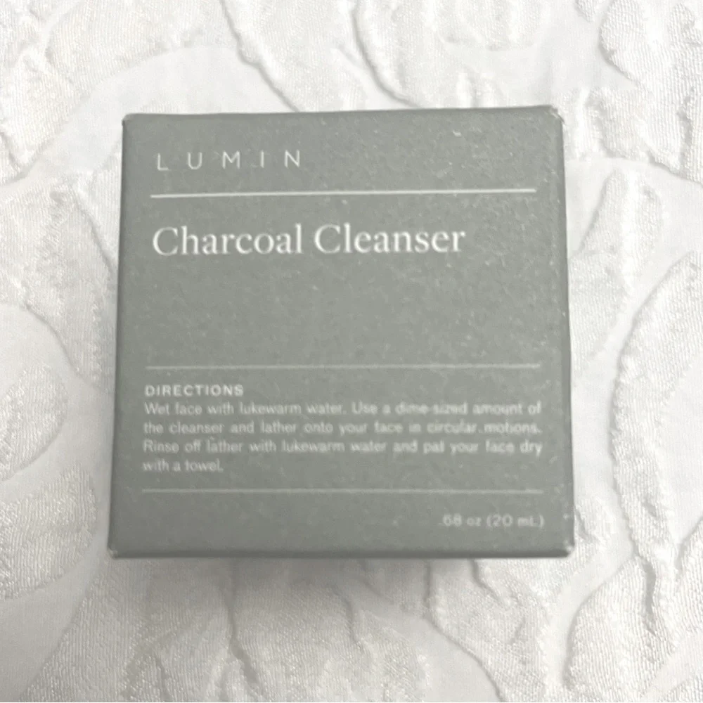 Lumin Men’s Charcoal Cleanser and Recovery Oil (Bundle of 2 )
